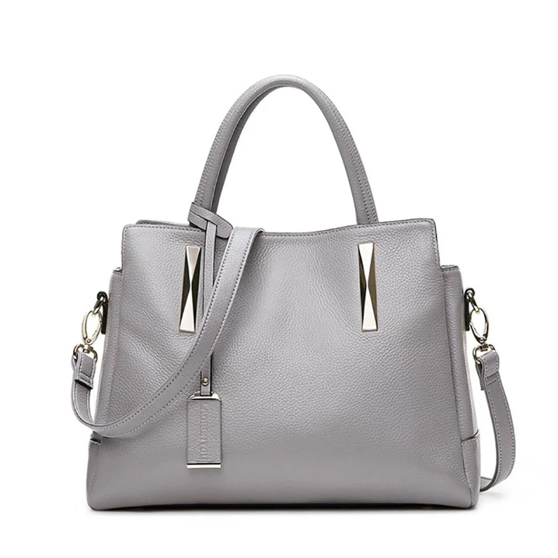 

LAORENTOU Cow Leather Handbag For Women Luxury Fashion Shoulder bags Lady's Bag Made Of Genuine Leather Designer Brand Tote Bag