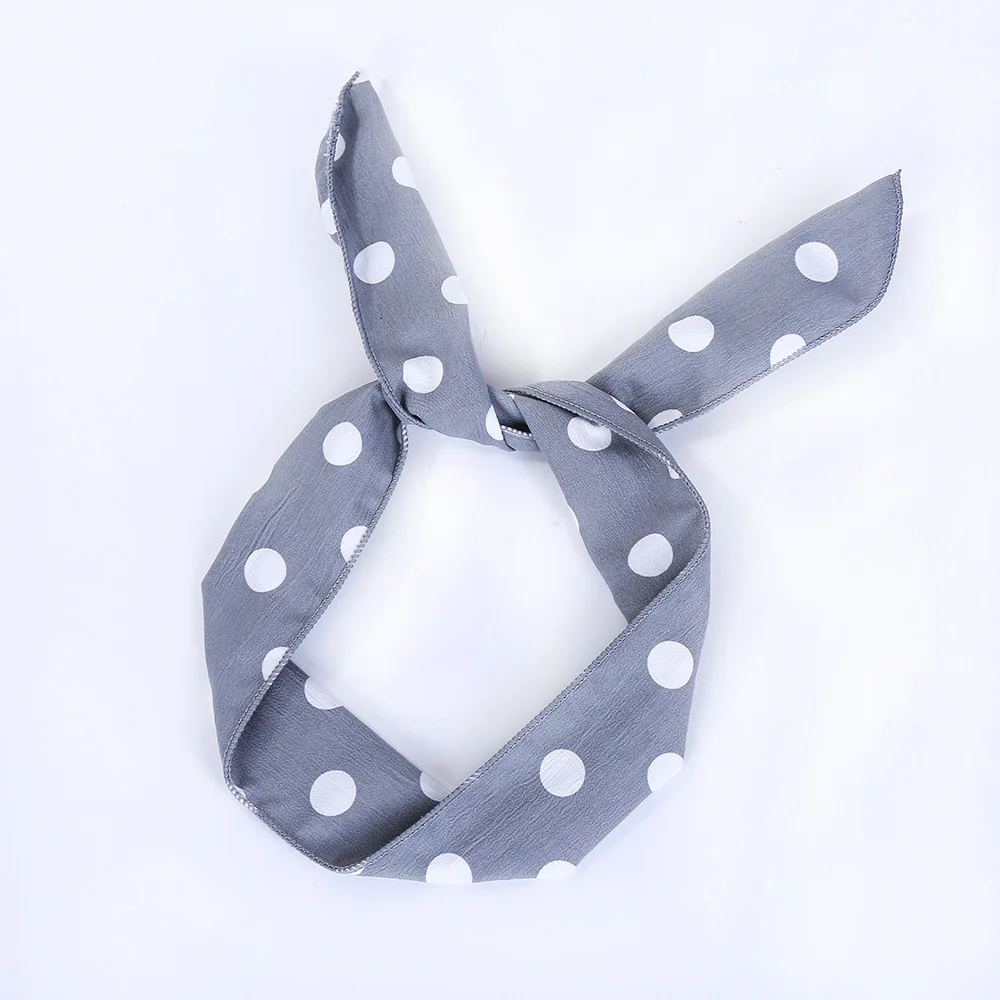 Fashion Women fabric DIY Ties Band Hairbands Headbands for Women Girls Hair Accessories Multi-colors Print Headwear (15)