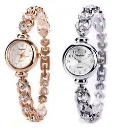 LVPAI Новая мода часы Для женщин Элитный бренд Нержавеющая сталь браслет женские часы кварцевые часы платье reloj mujer Часы pt1