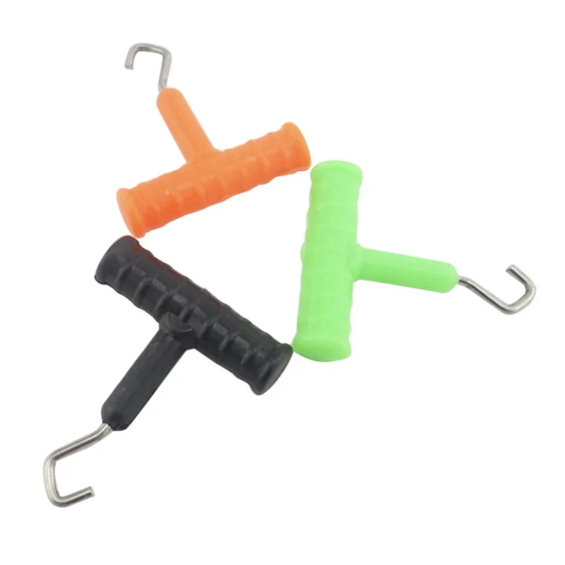 Hoomall Fishing Knot Puller Thandle Stainless Steel Smooth Hook Knot