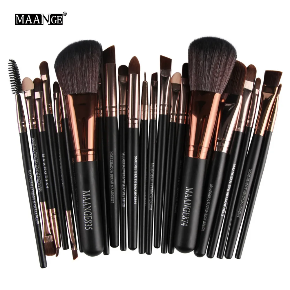 

MAANGE Pro 22PCS/20PCS Makeup Brushes Set Foundation Powder Bulsh Eyeshadow Eyeliner Lip Make Up Brush Cosmetic Tools Maquiagem