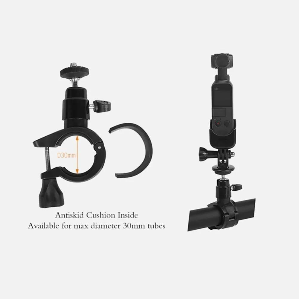 Для DJI OSMO Карманный адаптер зажим для велосипеда комплект стандартная застежка для рюкзака 180 градусов поворотный разъем для Osmo Карманный карданный камеры