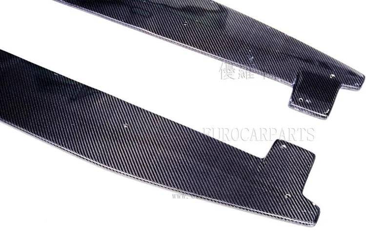 AD R8 to ArtisanLB style carbon fiber front lip rear diffuser trunk spoiler side skirts (12)