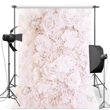 MEHOFOTO Flor Para Casamento Backdrop Fotografia Vinil pano de Fundo Floral New Tecido de Flanela Para Crianças Photo Studio 2114