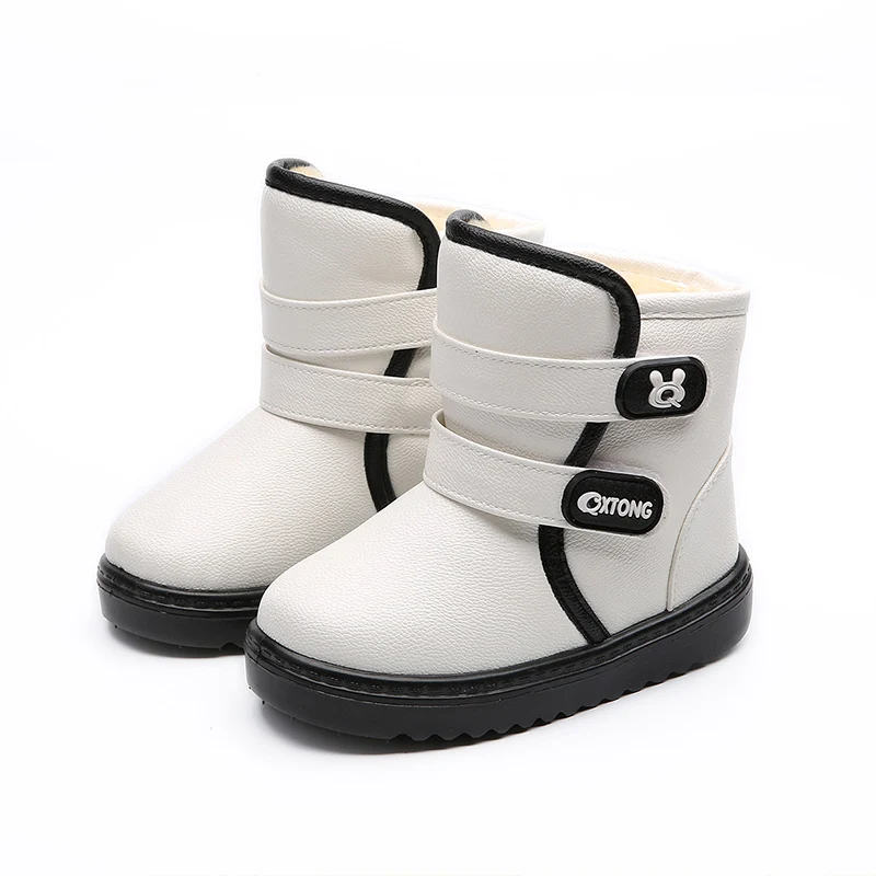 Clearance Sale Winter Children Snow Boots Waterproof Thick Warm Pu