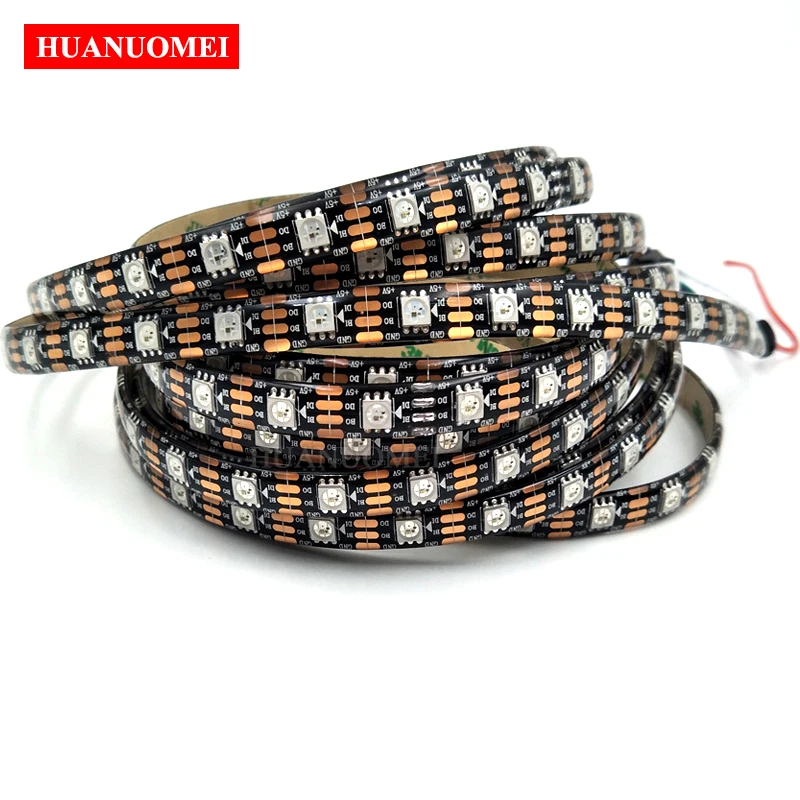 2 M/5 M 30/60/144 пикселей/светодиодов/м 12 V WS2815 Smart LED пикселей полосы 5050 SMD RGB WS2815B