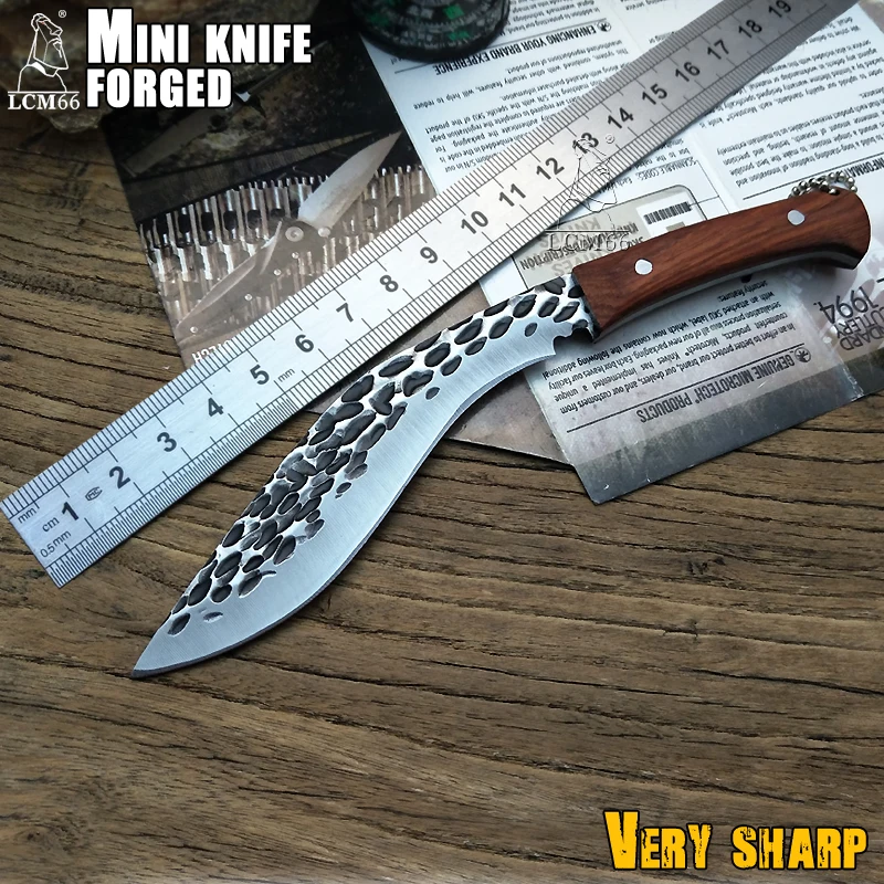 Лучший LCM66 мини ковка мачете Скорпион открытый джунгли выживания битва холодной Фиксированным Лезвием Охотничьи ножи фрукты cs go сталь