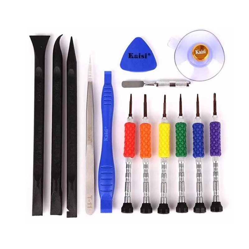 

Kaisi 14 in 1 Screwdriver Opening Tool Kit for iPhone 7 Repair Tools Set K-T3601