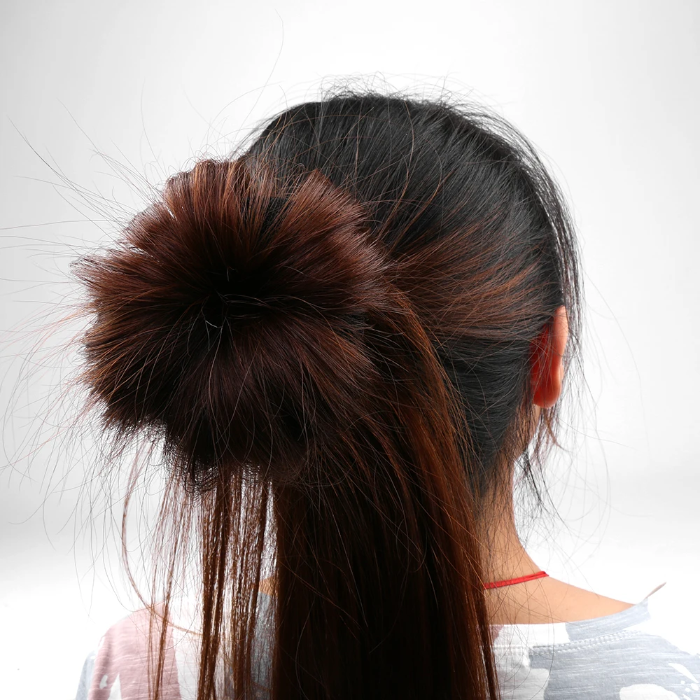 Hair styling tool Women Shaper Donut Bun Maker Hair Ring Hair Rollers 1PC