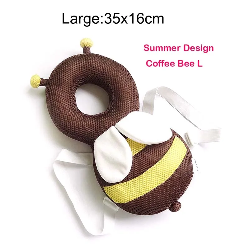 Summer Coffee Bee L Детские Манеж Защитные барьеры для детей крылья сопротивление падению защита головы путешествия развлечения движение подушка - Цвет: Summer Coffee Bee L