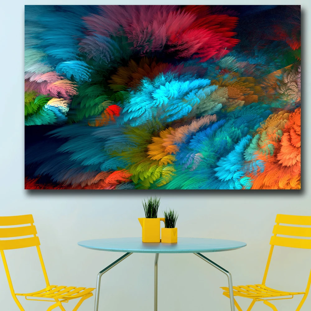 Buy Wxkoil Wall Art Rainbow Colorful
