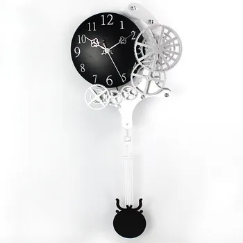 

Hot High-quality Gear Wall Clock Dynamic Mechanical Appearance of Fashion Home Decorations Pendulum Clock Design Clock
