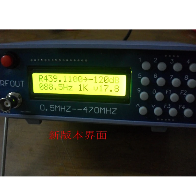

0.5-470Mhz RF Signal Generator Meter Tester for FM Radio Walkie-Talkie Debug