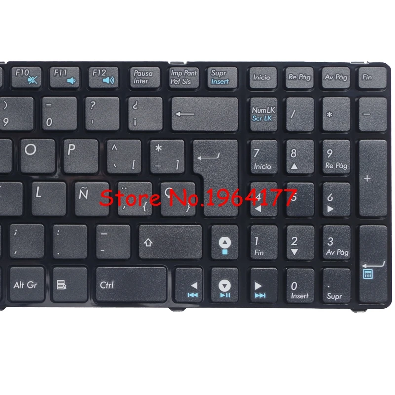 QH новая клавиатура с испанской раскладкой для ноутбука Asus X53 X54H k53 A53 N53 N60 N61 N71 N73S P52