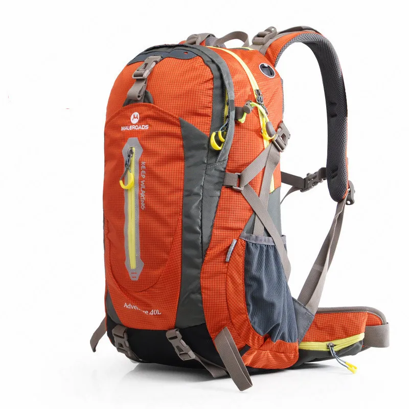  Maleroads Outdoor 40L 50L Climbing Backpacks Waterproof Bag Outdoor Hiking Bag With Rain Cover Brea - 32974516258