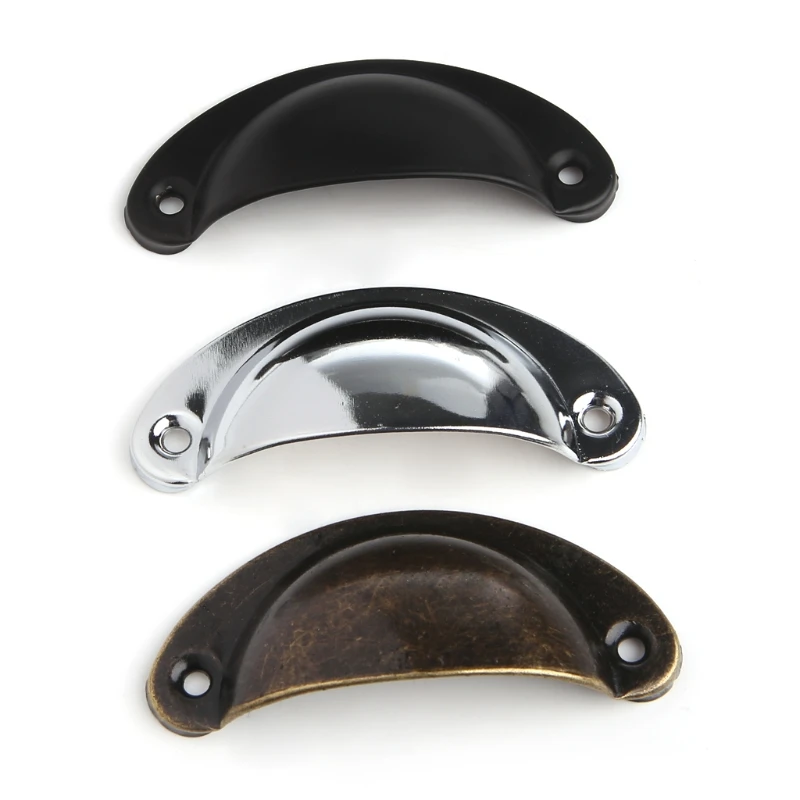 10 Pcs/Set Antique Shell Pull Handle Retro Metal Kitchen Drawer Cabinet Door Cupboard Knob 10 Pcs/Set Antique Shell Pull Handle Retro Metal Kitchen Drawer Cabinet Door Cupboard Knob