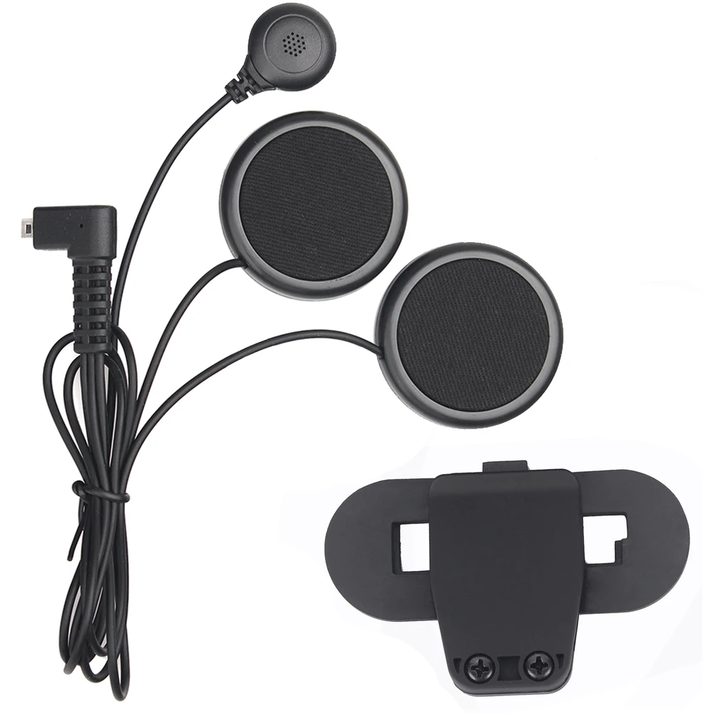 Motorcycle helmet intercom accessories soft earphone microphone and clip suit for T COMVB TCOM SC helmet