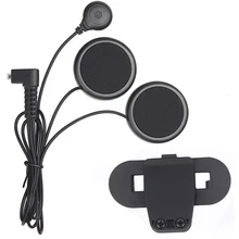Accesorios motocicleta intercomunicador del casco, auriculares y micrófono y clip de juego para T-COMVB suave, TCOM-SC casco bluetooth intercom