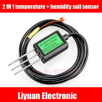 2 IN 1 temperature + humidity soil sensor / 4-20MA soil temperature and humidity sensor / 0-2V RS485 automatic irrigation sensor - SALE ITEM - Category 🛒 Electronic Components & Supplies