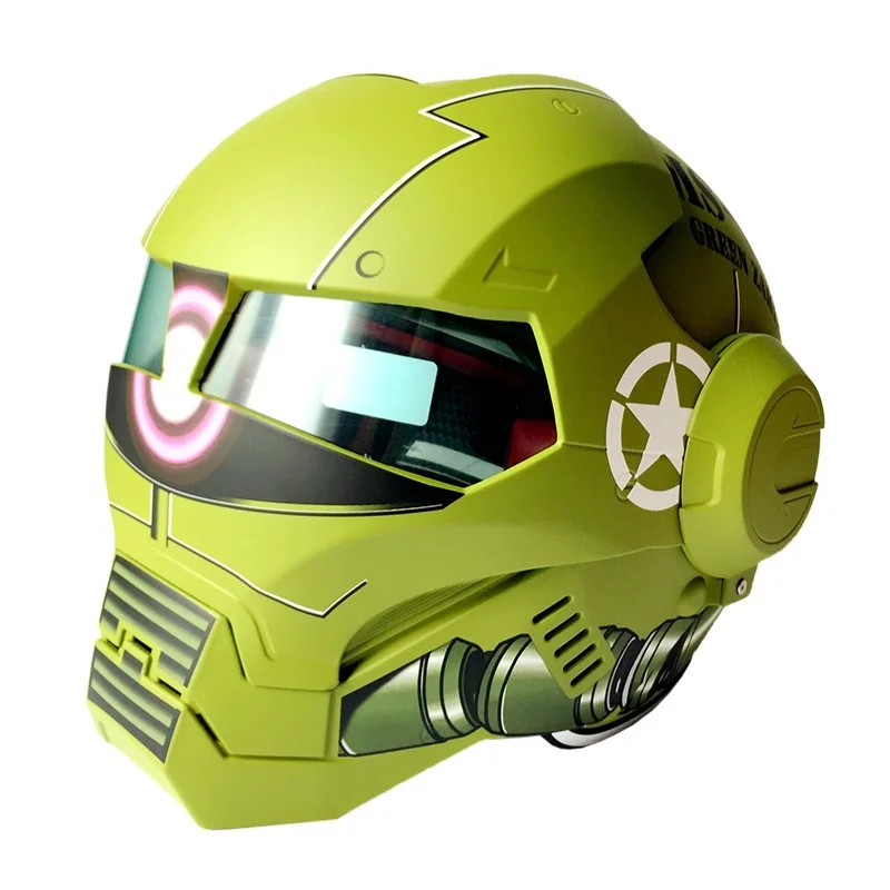 Шлем мотоциклетный MASEI 610 IRONMAN 14 цветов наполовину закрытый|ironman motorcycle helmet|face