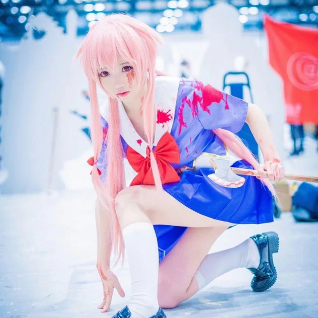 

Future Diary 2 Gasai Yuno Mirai Nikki School Uniform Cosplay