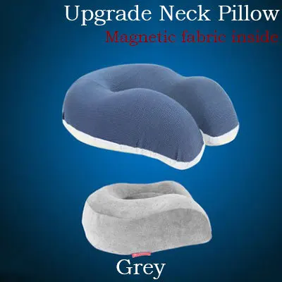 Новая Almofada De Pescoco дорожная u-образная подушка для шеи для сна большое количество магнитотерапия подголовник в самолете - Цвет: Grey