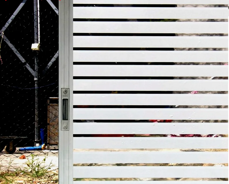 Vertical stripe scrub paper window glass film paper self adhesive paper