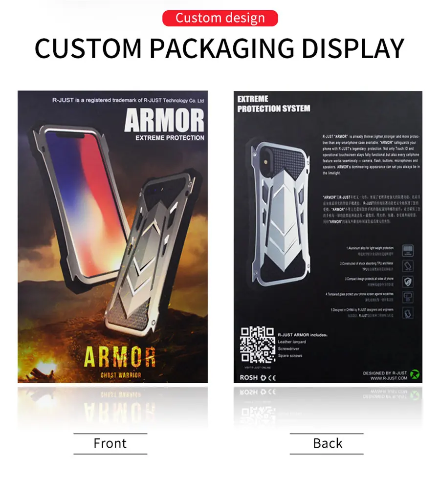 New Heavy Duty Case for Samsung Galaxy Note 9 Doom Armor Metal Case for Samsung Note 9 Original R-just Shockproof Cover (13)