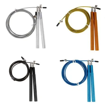 

High Speed Jump Rope Aerobic Steel Wire Skip Rope Jumping Boxing Skipping Sport Fitness Workout Adjustable Rope
