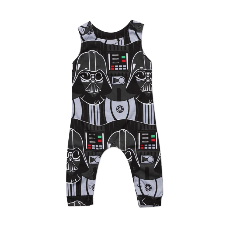 

Newborn Kid Boys Sleeveless Romper Playsuit Jumpsuit Clothes Casual Outfit Size 0-3T