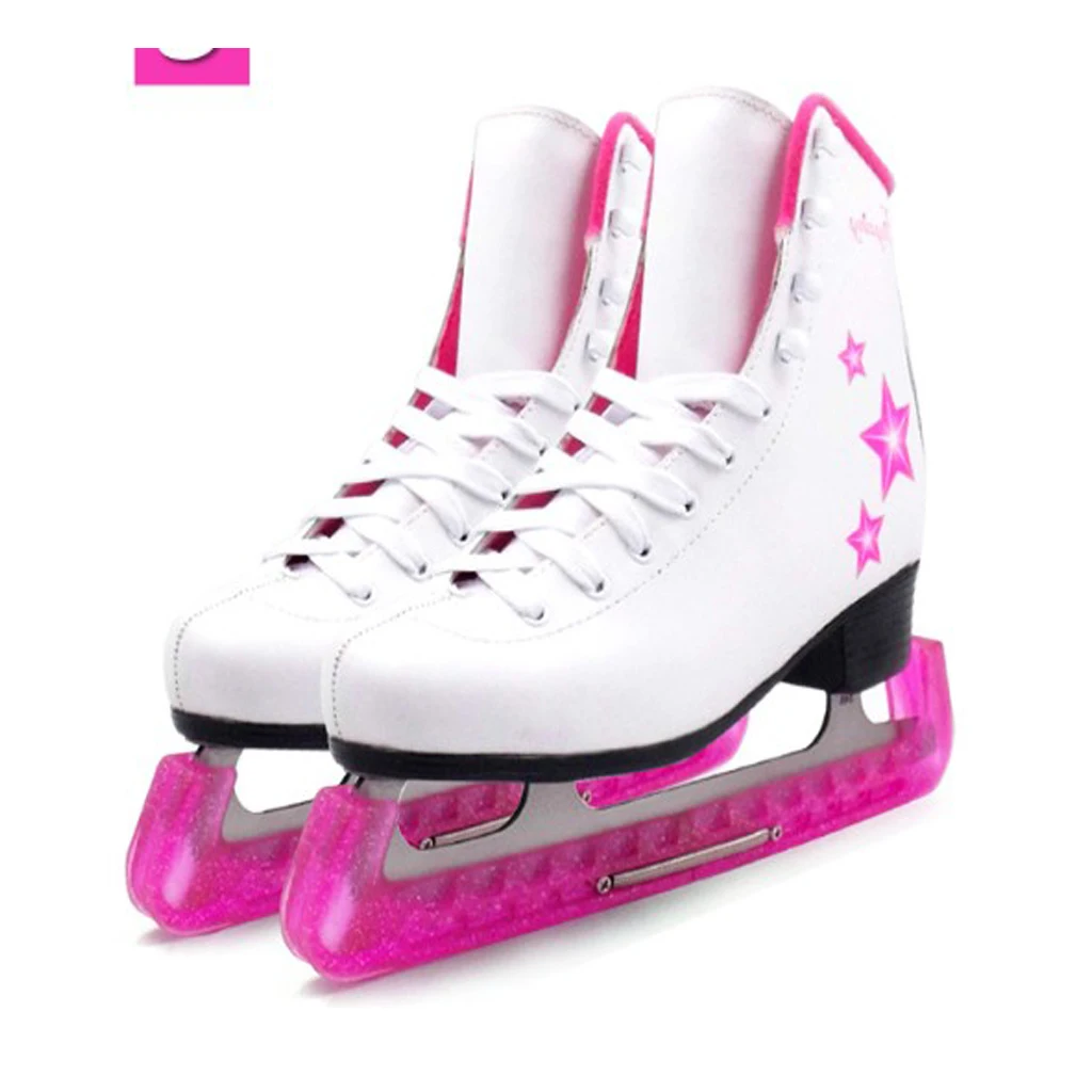 MagiDeal Custom Figure Ice Hockey Skates Blades Guard for Youth Adult Crystal Transparent Plastic Blade Protector 