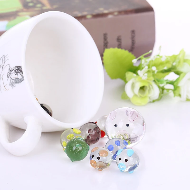 Flone Home Desk Accessories Animal Decoration Supplies Glass Small Pig Japan Style Crystal Crafts Pig Accessories Gift Box (2)
