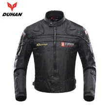 DUHAN Motorcycle Jackets Men Motocross Off-Road Racing Body Armor Protective Moto Jacket Motorbike Windproof Jaqueta Clothing nerve motorcycle jacket waterproof brand racing suit off road cycling jersey motocross moto protecion windproof clothing for men