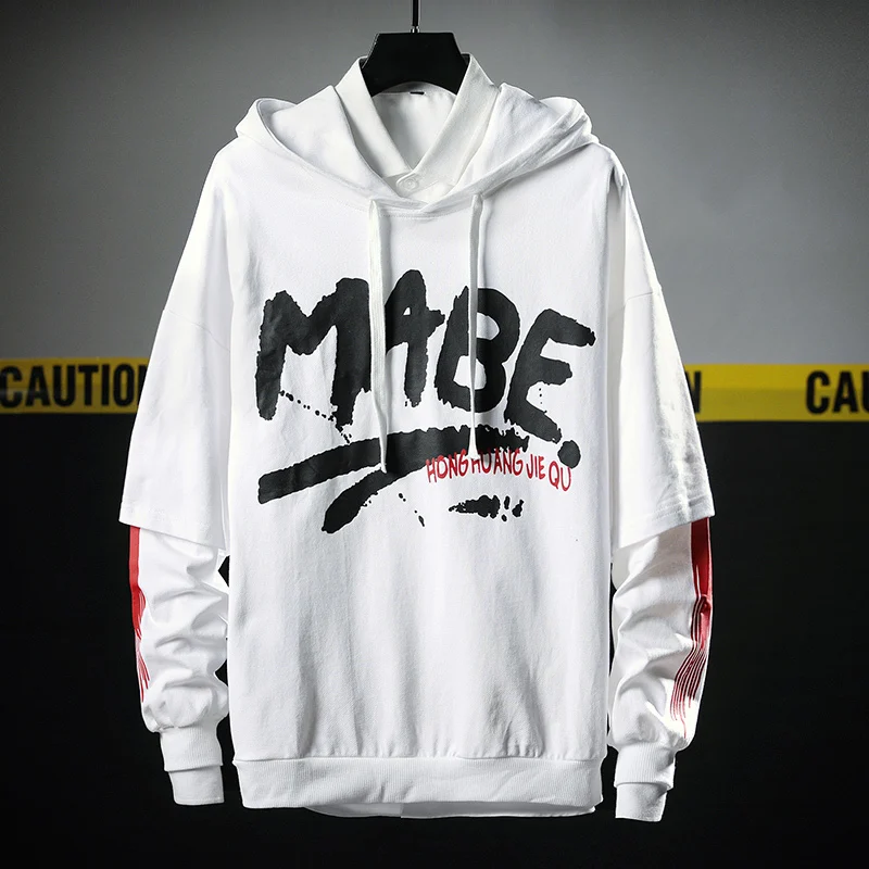 Толстовки уличная толстовка с капюшоном мужская мода 2019 Осень зима хип хоп