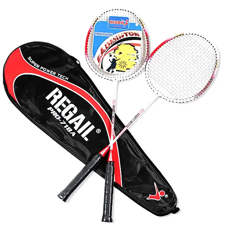 

MUMIAN 1 Pair Professional Badminton Rackets Light Weight Carbon Badminton Rackets Raquette De Badminton With Bag