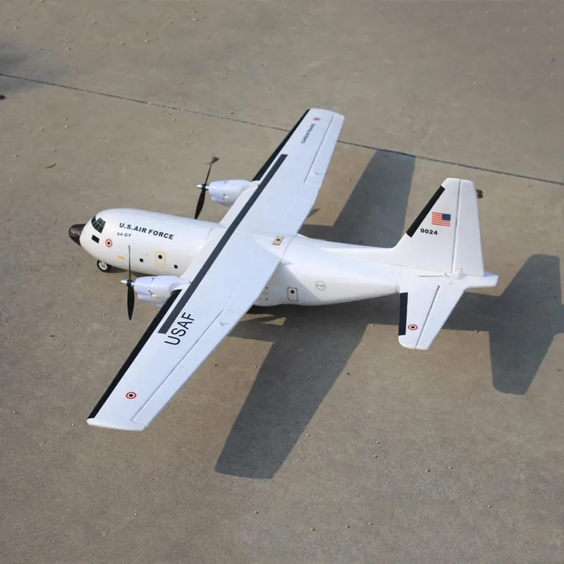 Новое поступление C-160 Cargotrans Твин Геркулес 1120 мм размах крыльев EPOS Warbird транспорт RC самолет комплект для детей Детские игрушки Подарки