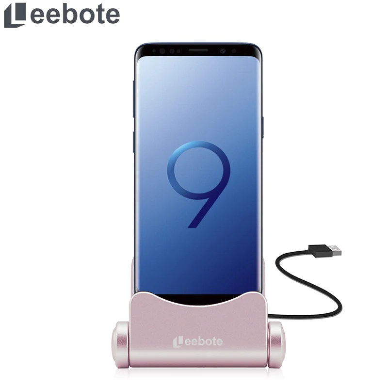 Leebote usb type-C зарядная док-станция для samsung S8 S9 Синхронизация данных Тип C Зарядное устройство Док-станция Подставка для huawei Xiaomi зарядное устройство