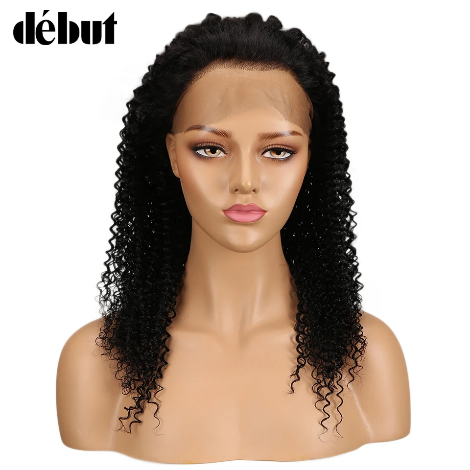 

Debut 360 Lace Wig Remy Kinky Curly Human Hair Wigs For Women 360 Lace Frontal Wig Pre Plucked With Baby Hair Free Shipping