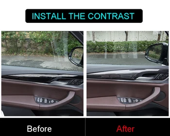 

For BMW X3 G01 2018 ABS Plastic Interior Car Door Armrest Decoration Strips Cover Trim 4pcs Car Styling