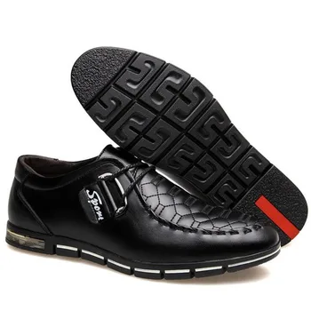 

Muhuisen Men Summer Shoes Men Fresh Ventilate Men Shoes Casual Lace Up Loafers Slip On Leather Men Flats Free Shipping