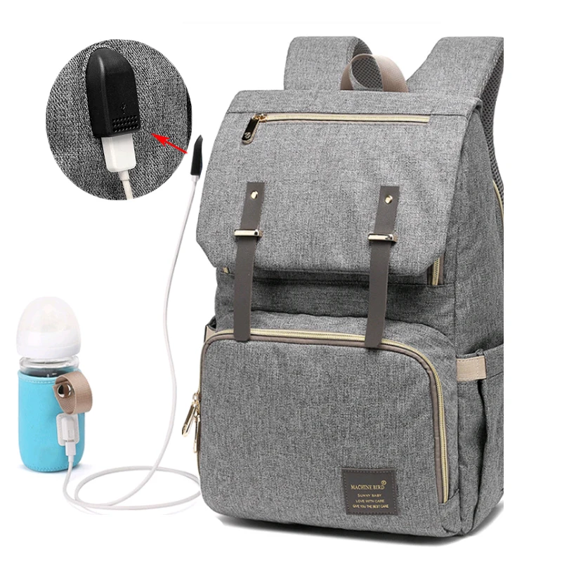 machine bird nappy bag