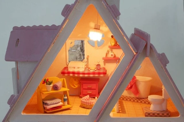 13007 DIY doll house gift (2)