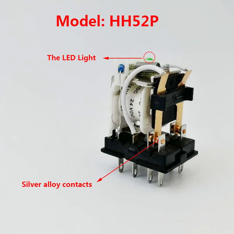 MY2P HH52P MY2NJ реле катушки общего DPDT микро мини электромагнитное реле светодиодный AC 220 В DC 12 В 24 В