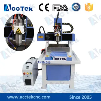 Preise Hohe QualitÀt Servo Motor Cnc Maschine Mini Tragbare Form Carving Router AKM4040 Metall Form Cnc Gravur Maschine