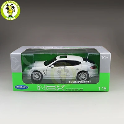 1/18 Welly Panamera S литая металлическая Модель автомобиля игрушки детские подарки для мальчиков девочек - Цвет: White