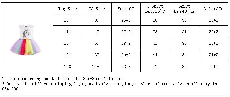 Нарядное платье с единорогом для девочек; Детская летняя одежда для дня рождения с юбкой-пачкой для маленьких девочек детская повседневная одежда для детей от 3 до 8 лет