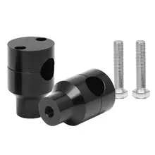 22 мм/25 мм Черный Серебряный алюминиевый Универсальный руль мотоцикла крепление стояка подходит для Harley для Suzuki для Yamaha