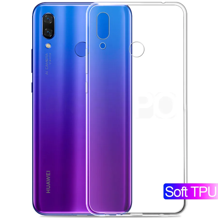 

Ultra Slim Transparent Silicone Cover Cover For Huawei P20 Lite P20 Pro Honor 8 9 10 V9 Play V10 V20 8 9 Lite 10 Lite Case Bag