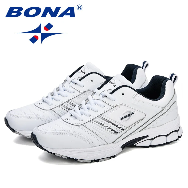BONA New Designer Sneakers Men Casual Shoes Split...