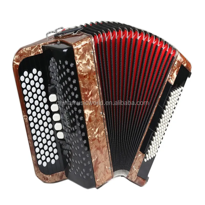 Afanti Popular 62keys 60Bass Green and white Piano Accordion AFA-51 accordion for children